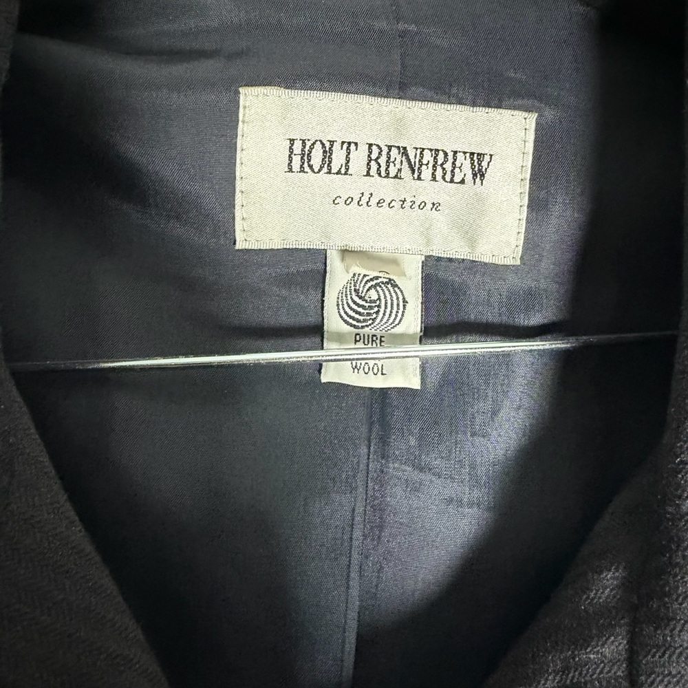 Holt Renfrew - Black Women's Blazer, Elevated Office Workwear Size 16 - Picture 3 of 6